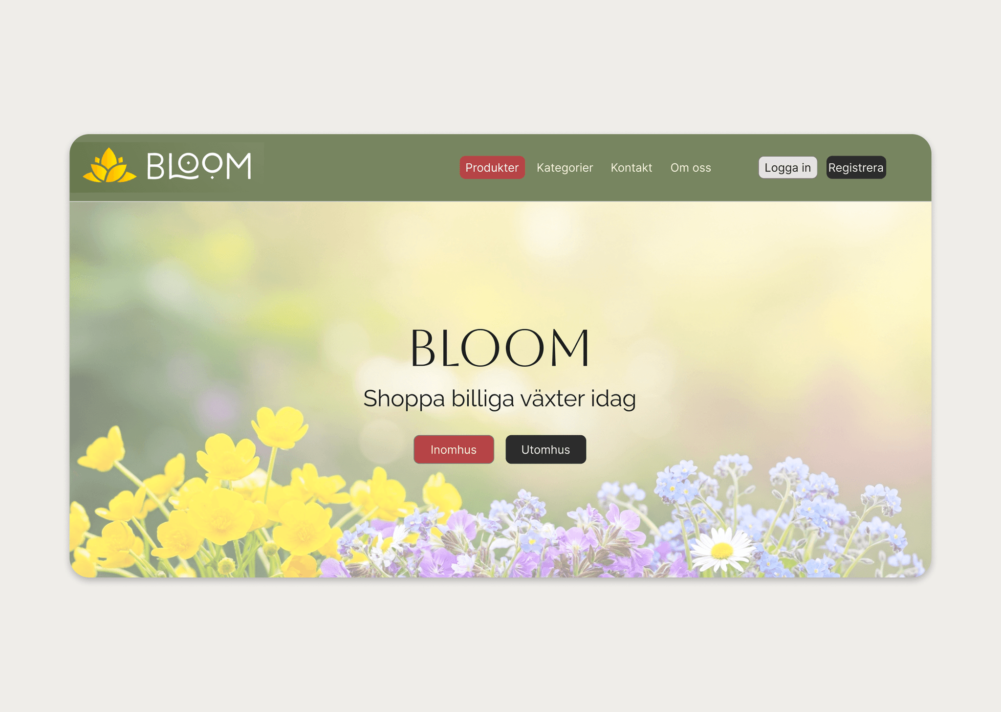 Bloom – Plant E-commerce Website preview