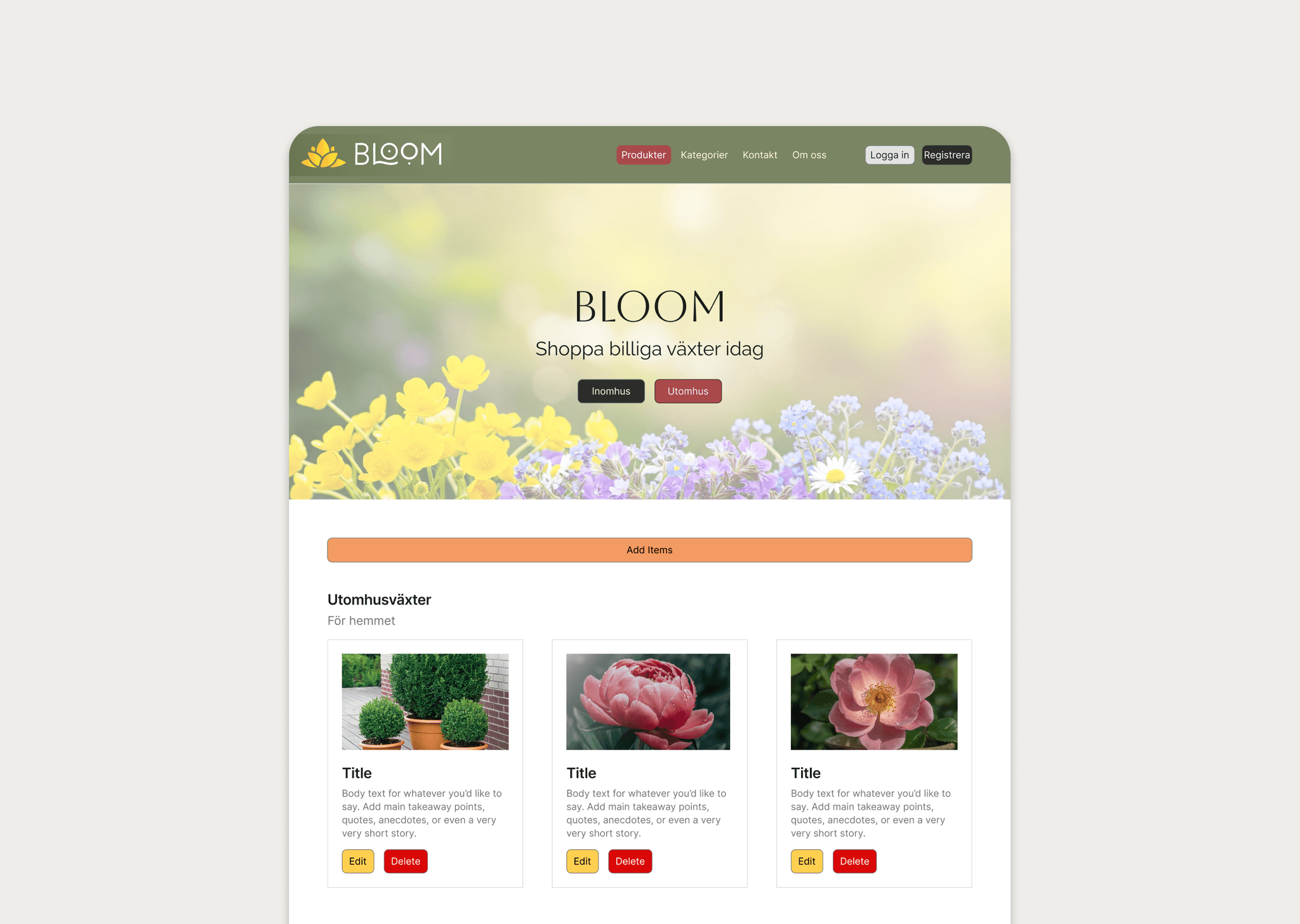 Bloom research and design documentation